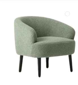 Fauteuil pouf en forme de haricot, fauteuil de luxe, rembourrage - Product Image 2