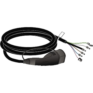 Per SCHNEIDER ELECTRIC Smart Wallbox EVP1CBS323C45 con Cavo di Alimentazione T2 32A Trifase IEC 4,5m Incluso - Product Image 1