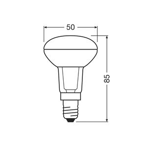 สำหรับ OSRAM หลอดไฟ LED สะท้อนแสง R50 2.6W หลอดไฟ E14 210lm 2,700K 36 - Product Image 3