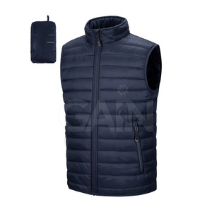 Venta caliente de calidad superior Puffer chaleco cálido invierno transpirable cómodo hombres Puffer chaleco para venta en línea - Product Image 1