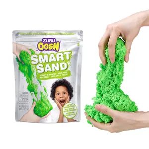 定制印花可重复使用立袋DIY儿童沙袋太空糖果超轻粘土玩具500克包装