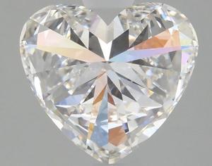 2.00 Carat Solitaire Heart Cut Lab Grown CVD Diamond G Color VVS2 7.92 MM avec certificat IGI pour bague de promesse personnalisée - Product Image 5