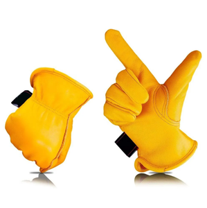 Guantes de cuero para conducir Guantes de seguridad para conductores - Product Image 4