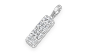 2025 nouveau Design barre verticale pilule GIA certifié véritable diamant pendentif 14K or massif vente chaude pendentif de luxe de haute qualité - Product Image 5