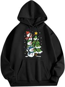 Sudaderas Casuales de Invierno para Hombre, 100% Algodón, Color Sólido, Corte Regular con Diseño de Bolsillo, Secado Rápido y Transpirable - Product Image 2