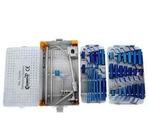 Sistema de retractor tubular de alta calidad Caronia, conjunto completo de instrumentos quirúrgicos de columna vertebral de acero inoxidable, Manual - Product Image 1