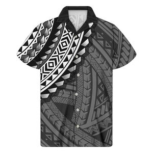 Camisa Hawaiana de vacaciones con estampado completo Camisas de playa de estilo callejero con botones impresas personalizadas - Product Image 6