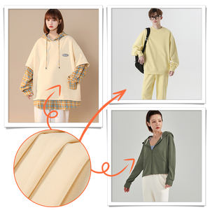 Mode personnalisée imprimée 35% coton 65% polyester TC fibre de bambou <span class=keywords><strong>éponge</strong></span> française Double boucle tissu <span class=keywords><strong>éponge</strong></span> pour sweats à capuche Joggers - Product Image 6