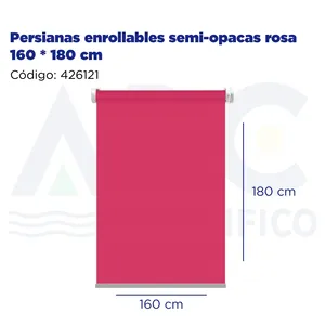 Tapparelle Semi-oscuranti rosa 160*180cm integrate automatiche elettriche di spessore impermeabile per ufficio senza fabbrica per alberghi - Product Image 2