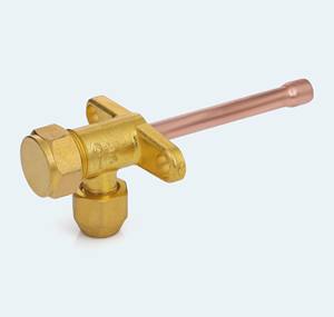 Vanne de dérivation à 2 voies de type S de 1/4 pouce, corps en laiton SAE à 45 degrés, tuyau en cuivre 23G, 800 PSI pour les systèmes de climatisation R32 R410A R22 - Product Image 4