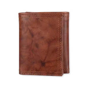 กระเป๋าสตางค์หนังสำหรับผู้ชายทำจากปากีสถาน - Product Image 1