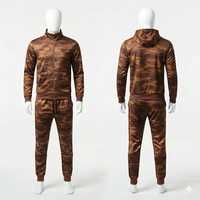 Ensemble de survêtement noir à capuche pour homme, sweat-shirt et pantalon de jogging longs, couleur unie, tenue décontractée, Trackstar OEM Private Label