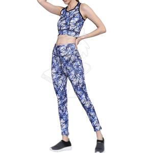 ชุดโยคะระเหิดสำหรับผู้หญิงทันสมัยเหมาะสำหรับการออกกำลังกายหรือชุดลำลองที่มีดีไซน์พิมพ์ลายเต็มตัว - Product Image 3