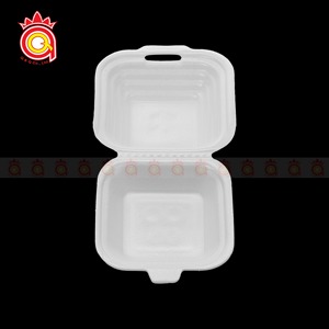 QUANG QUAN Factory Wholesale Disposable Foam Lunch <b>Box</b> 3 Compartments Foam Food <b>Box</b> Foam Food Container for Meal Prep - Product Image 3