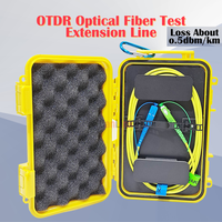 SC/APC-SC/UPC CAILI FTTH Fiber Optical OTDR Launch Cable Box 1Km SM 1310/1550nm Dead Zone Eliminator