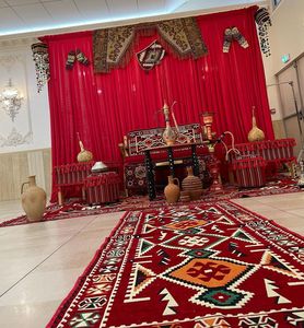 Oriental Traditional Style Henna Salon Seat Decoration Tufted Home Furniture with Storage Features for Living Room - Product Image 2