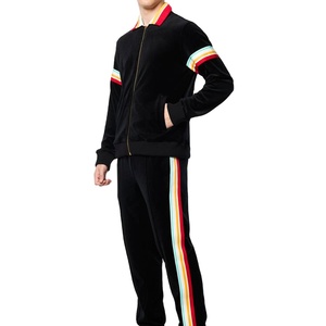 Conjunto Deportivo Casual Ajustado para Hombre, con Cierre, de Nailon y Poliéster, para Actividades al Aire Libre - Product Image 1