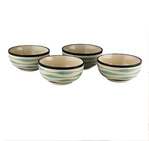 Curving Round Handmade 8-Inch Ceramic <b>Plates</b> Bowls Glossy Finished Kitchenware & Dinnerware Plated - Product Image 2