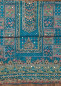 Trajes de Seda Bordados Salwar Kameez Pakistaníes de Alta Calidad Sin Costuras para Mujer, Conjuntos de Moda para Invierno, Ropa de Exterior, Impresión Personalizada - Product Image 5