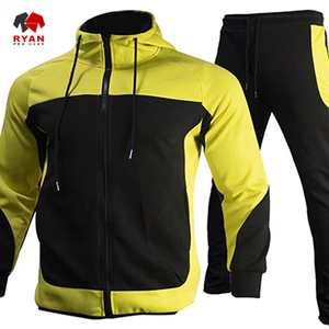 Trajes de chándal de alta calidad para hombres Logotipo personalizado Chándal deportivo Última moda Conjuntos de 2 piezas - Product Image 3