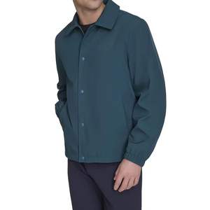 Veste bomber en laine d'hiver à coupe ample en coton lavé personnalisée Unisexe Fermeture éclair Imperméable à l'eau à capuche Style vintage décontracté Vestes - Product Image 3