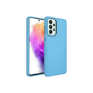 Coque arrière Netzy Luxury SAFA Luna pour Samsung Galaxy A73 avec cadre métallique et boutons, en silicone anti-traces de doigts, design INS - Product Image 2