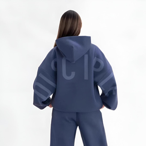 Sweat-shirt en coton toute la journée, conçu pour la douceur, un ajustement stable, une légèreté et une chaleur parfaits pour les salles d'étude, les séances de sport, les vêtements décontractés - Product Image 5