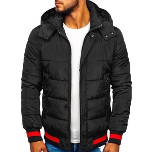 Chaqueta acolchada unisex de precio barato al por mayor para el invierno, diseño de bordado personalizado, técnicas teñidas lisas - Product Image 1