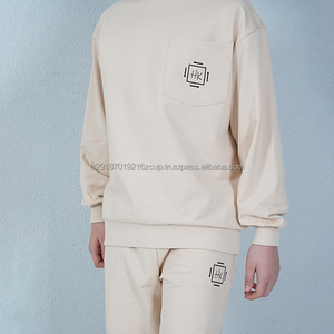 Venta al por mayor de alta calidad niño de dos hilos de tela impresa chándal conjunto de Turquía para los niños - Product Image 2