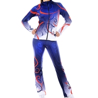 Chándales de calentamiento para equipo de animación y baile Logotipo personalizado Paquete de chándales de porristas Ropa de práctica de baile