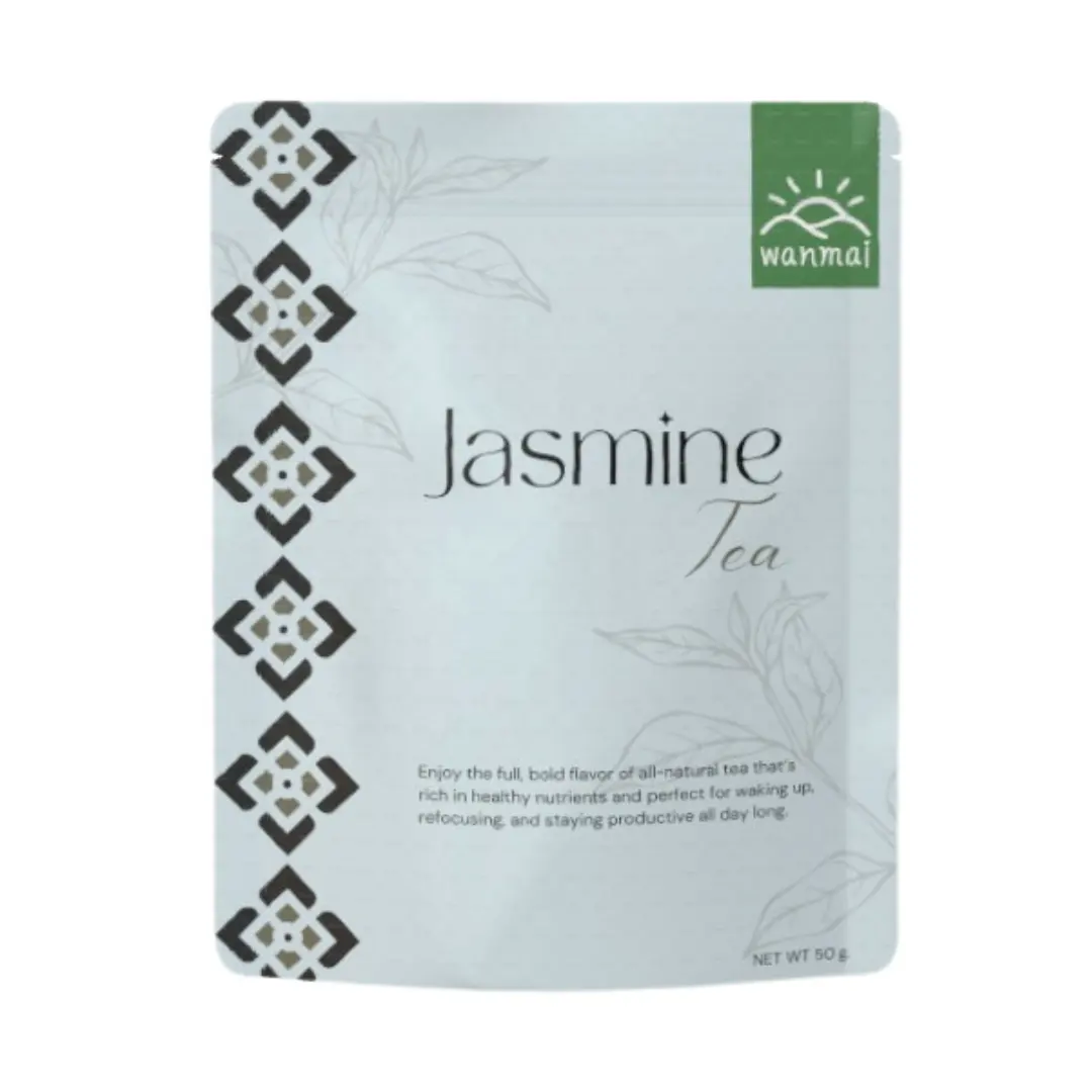 WANMAI29 Jasmine Chá em Kraft Embebendo Saco Instantâneo Mel Gengibre Chá Sabor Em Pó Personalizado Chá Estilo De Embalagem Personalizado
