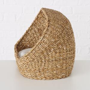 Nuevo diseño natural ecológico cuidado de mascotas perro gato sofá cama cesta de algas marinas con cojín para mascotas sueño calmante - Product Image 2