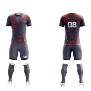2025 Nueva camiseta de fútbol para hombres, conjunto completo, uniforme de fútbol de entrenamiento sublimado transpirable, ropa deportiva, diseño personalizado y uniforme con logotipo - Product Image 3