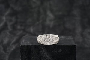 Bagues fines de luxe pour hommes en or 10K/14K/18K Style Hip Hop Trendy Full Diamond Rounded Alphabet GIA Certified Lab Grown Ice VVS for - Product Image 4