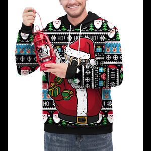 เสื้อสเวตเตอร์สวมหัวมีฮู้ดสำหรับผู้ชายวัยรุ่นเสื้อสเวตเตอร์ลำลองสวมหัวสำหรับวันหยุดวันหยุดของขวัญแฟชั่นสไตล์คริสต์มาส - Product Image 6