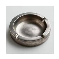 Cendrier en aluminium, construction robuste et durable, couleur et logo personnalisés, facile à nettoyer, pour une utilisation en intérieur/extérieur, maisons, restaurants, cafés