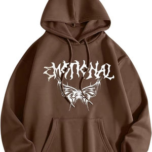 Sweat-shirt à capuche polaire classique pour homme, motif uni, manches longues, doublure poncho grande taille, conçu de manière écologique - Product Image 3