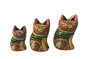 Décoration de Pâques faite à la main, poupée de chat de Pâques faite à la main, poupée de Pâques écologique - Product Image 3