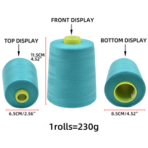 Fil à coudre en gros, <span class=keywords><strong>grand</strong></span> rouleau <span class=keywords><strong>de</strong></span> 8000 yards, 402 fils, 100 % polyester, pour usage domestique et artisanat, plusieurs couleurs, Linha <span class=keywords><strong>De</strong></span> Costura - Product Image 3