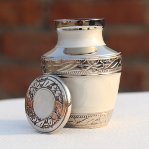 Urne funéraire pour enfant de haute qualité HHO, petite taille, en métal, écologique, personnalisable, design de monument funéraire, excellent rapport qualité-prix - Product Image 2