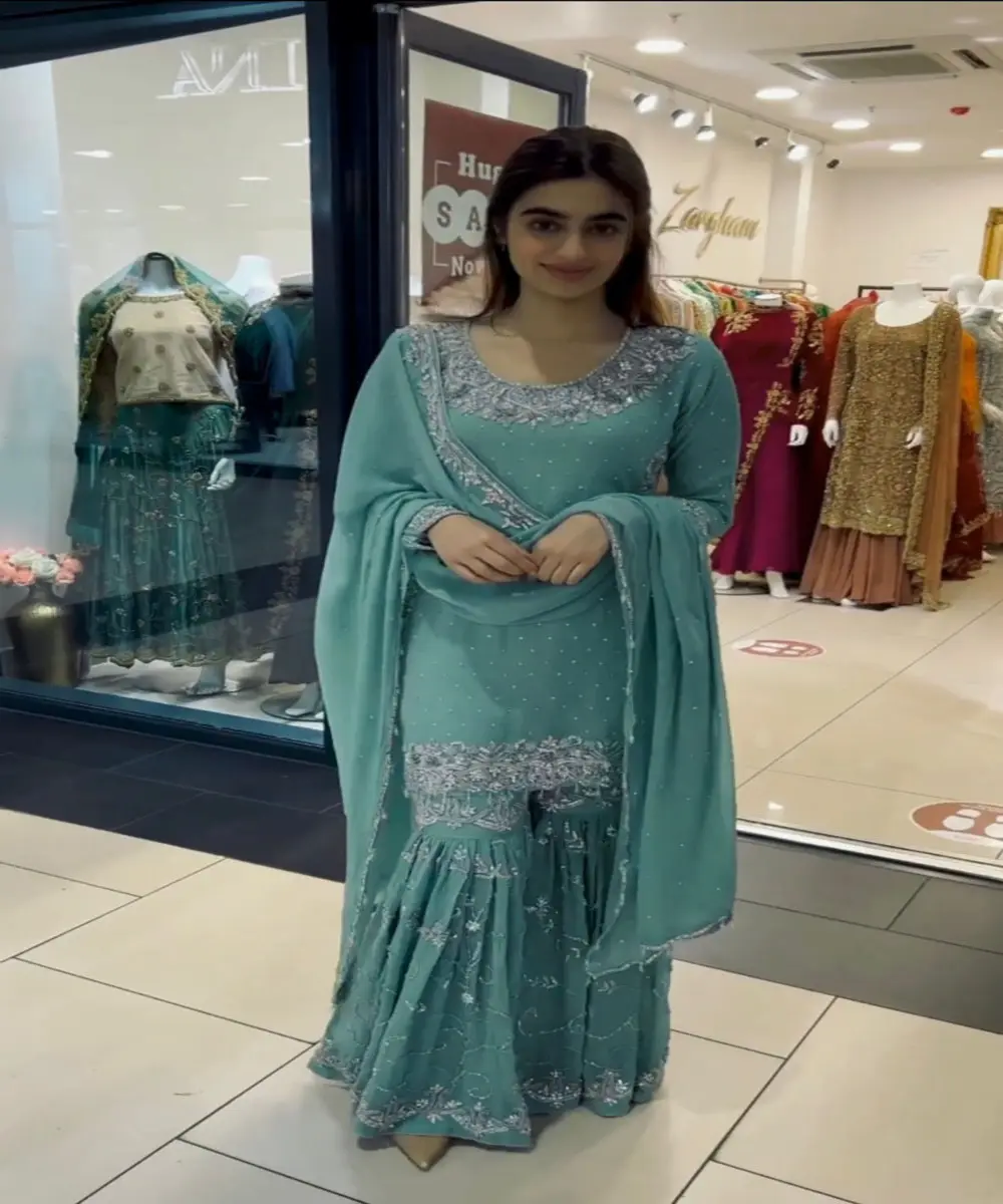 Pakistan salwar kameez toptan muhteşem hazır elbise tasarımları son parça son uzun pamuk kadınlar hint