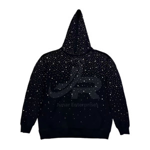 Sudaderas con Pedrería Brillante para Hombre, Sudadera Casual Elegante con Pedrería Brillante - Product Image 6