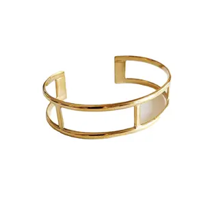 Hot Selling Gold Messing Armband neuesten Design massives Messing hohe Qualität mit neuesten Design modischen Messing Armband