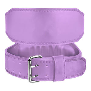 Premium Weightlifting <b>Padded</b> Leather Belt Gym & Powerlifting Heavy Duty <b>Back</b> Support Strength Training <b>Padded</b> Belt for Unisex - Product Image 1