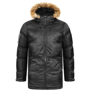 <b>Men's</b> Winter Warm <b>Coats</b> Male Parkas Jackets With <b>Fur</b> <b>Hood</b> Wholesale Cheap Price Custom Logo <b>Men</b> Parka Jacket - Product Image 3