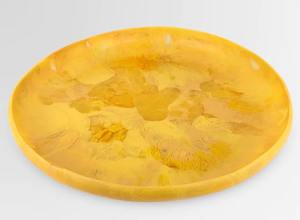 Plateau de service en résine fait main pour la maison ou les fêtes, ustensiles de cuisine en polyrésine, plat à fruits ou à légumes, plateau de service - Product Image 2