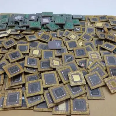 Pentium pro gold cpu keramik potongan prosesor CPU potongan dengan emas pin Ram Intels