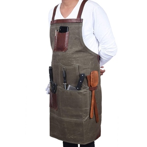 Delantal de soldadura de piel de vaca de tela suave sublimación ODM OEM de fabricación Premium hecho a medida al por mayor construcción de cuero resistente - Product Image 6