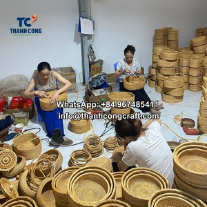 Factory Price Rattan Coaters Made in Vietnam Rattan Coasters Handmade Table Decoration Eco Friendly - Product Image 6
