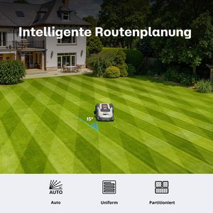 Cortacésped Robótico T1200 Pro sin Cable Perimetral, Versión 2025 con Garaje, Corte de Bordes, Control por Aplicación con RTK y Cámara con IA - Product Image 4